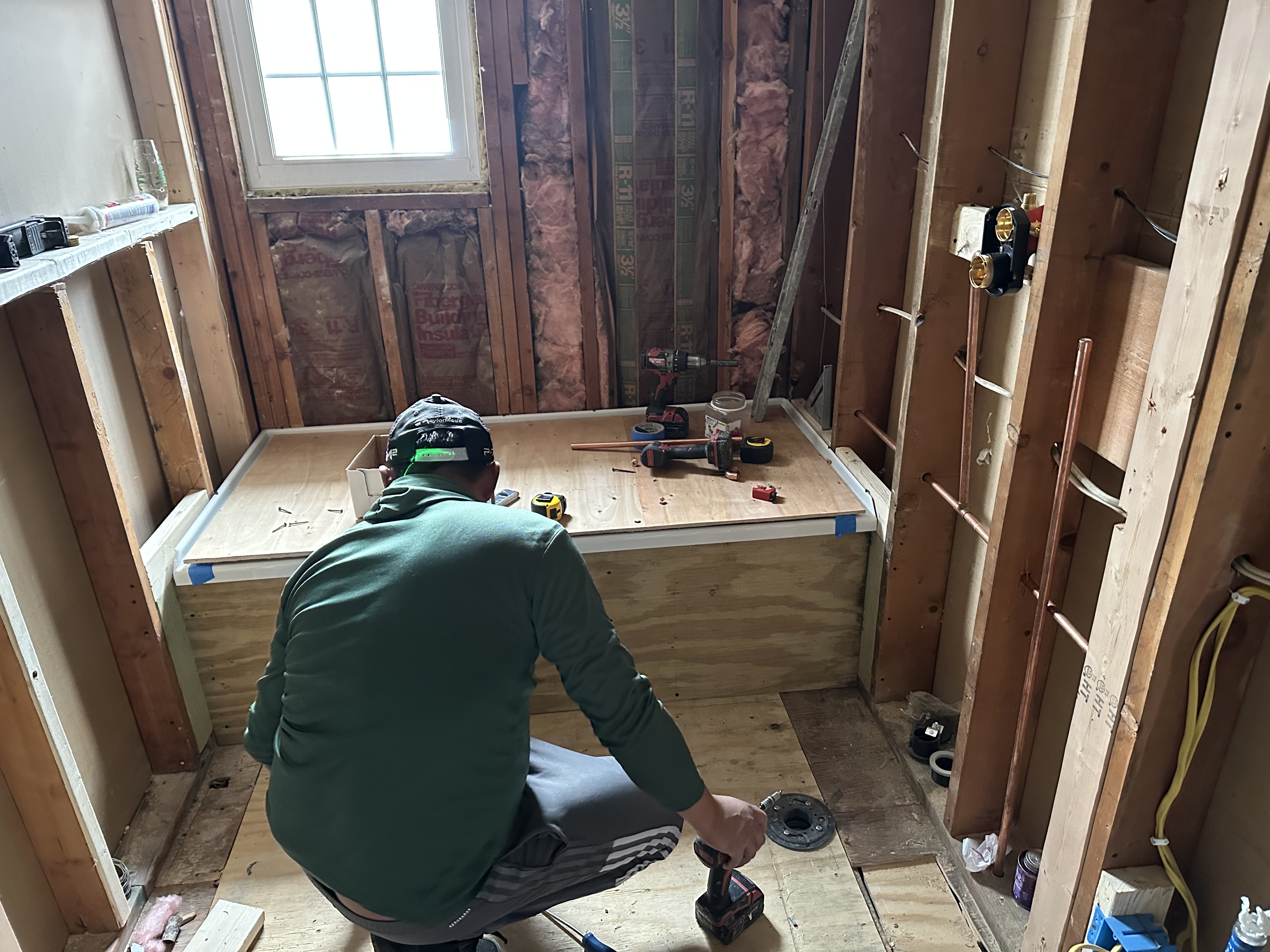 Bathroom renovation by AA&C Home Improvement