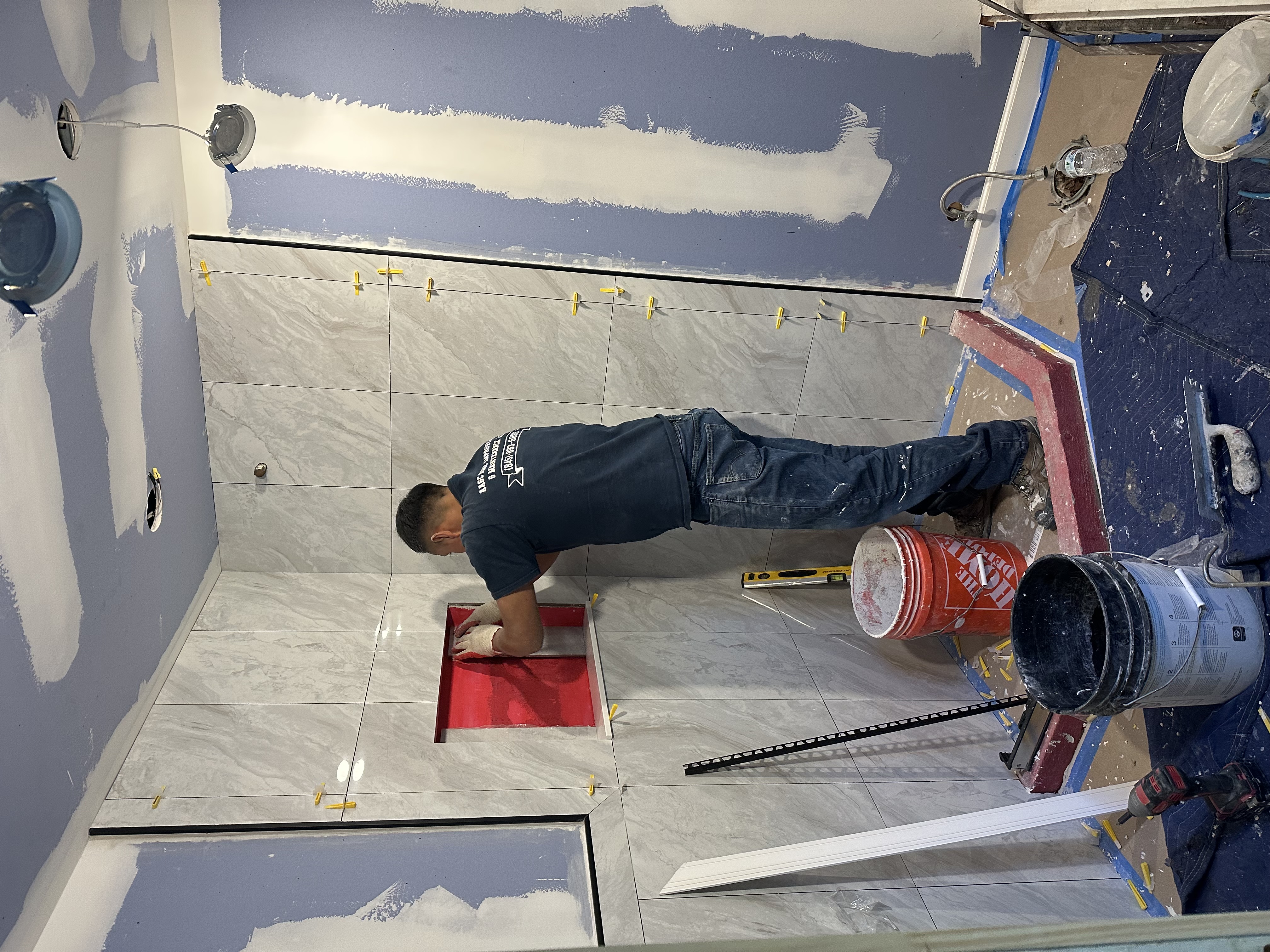 Bathroom renovation by AA&C Home Improvement